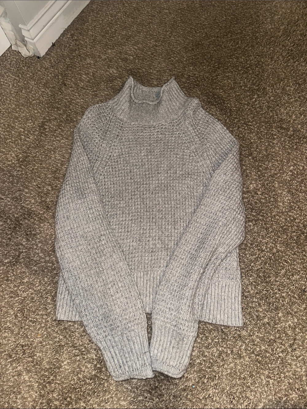 American Eagle Outfitters Gray Turtleneck Sweater